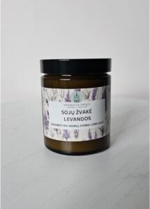 Sojų žvakė Levanda